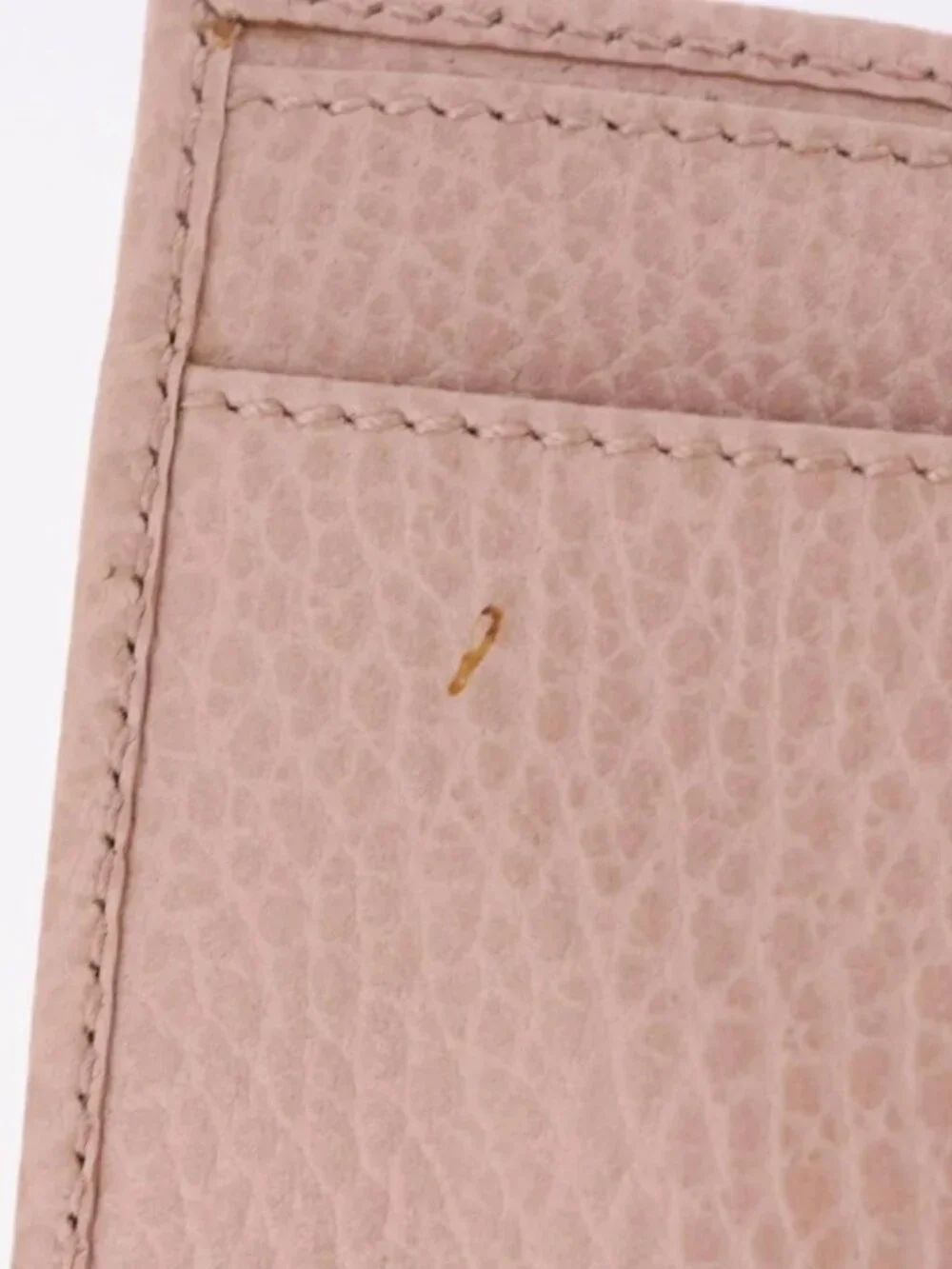GUCCI GG Marmont Wallet Leather Pink Gold 524672 Auth 186349M